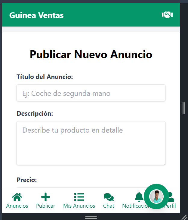 Publicar anuncio
